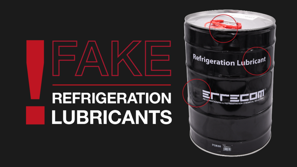 Fake refrigeration lubricants Turkey